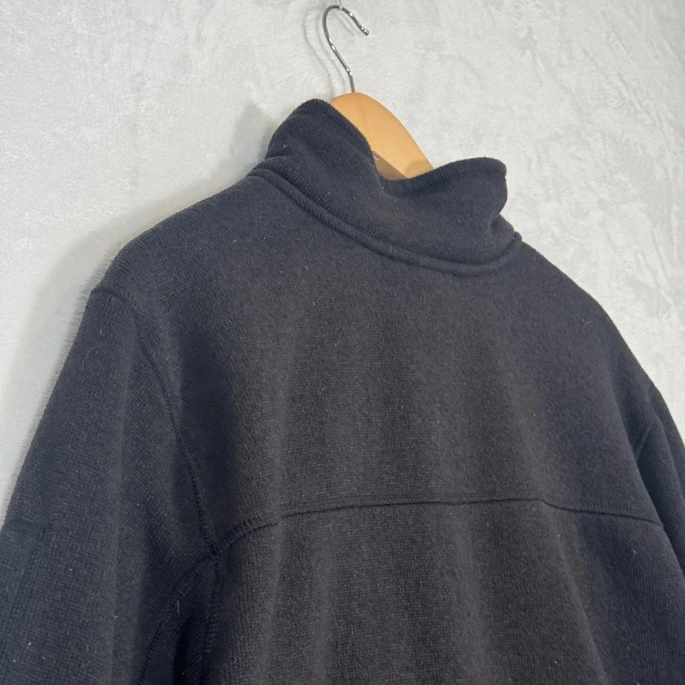 The North Face Black Quarter Zip Sweater XL
